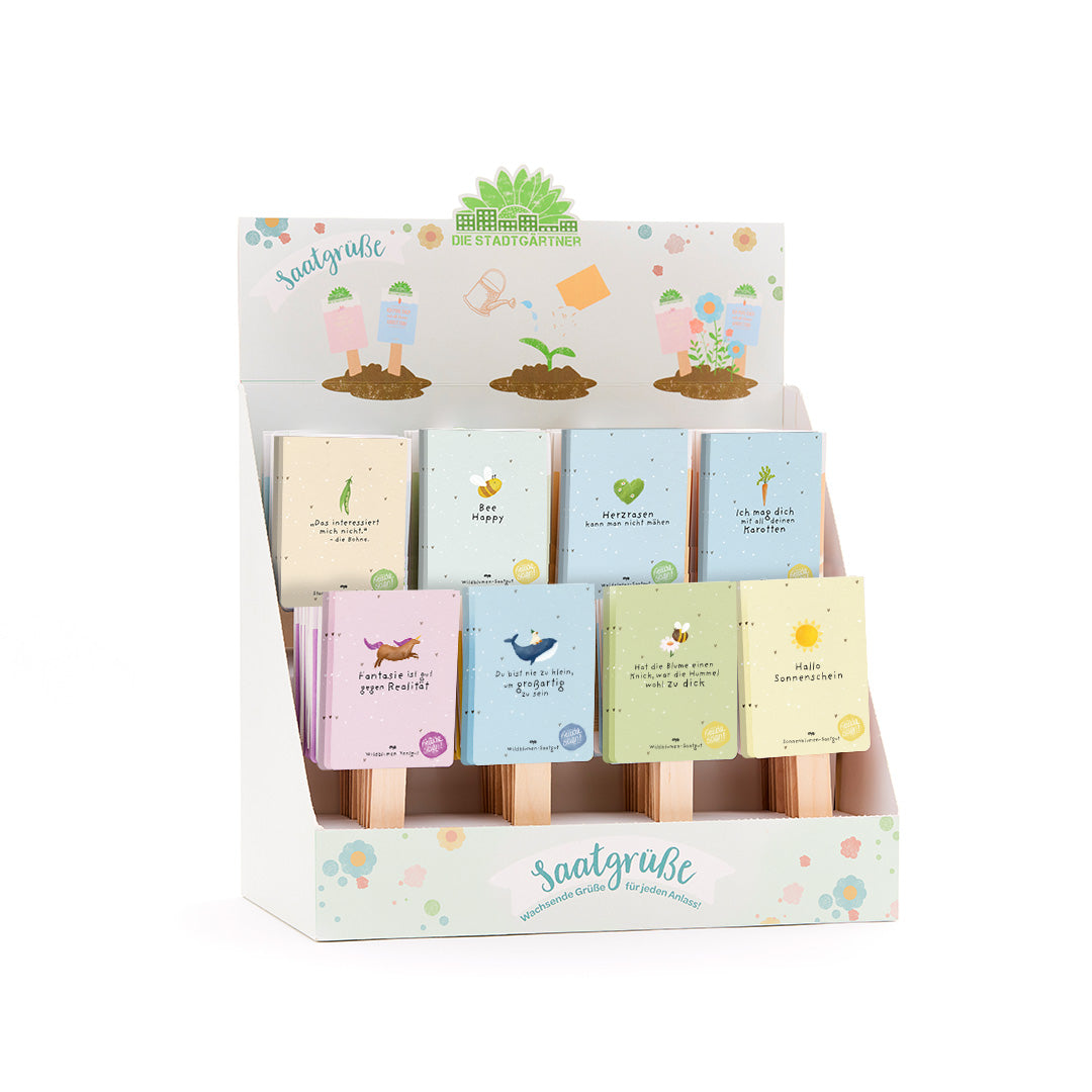 Tray - Seed Greetings - 8 complimenten van elk 10 stuks