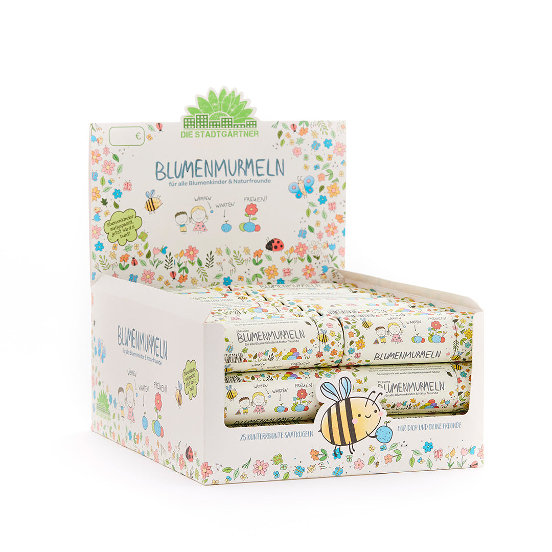 Schaal met bloemknikkers, gevuld, 42 stuks, nu in blik