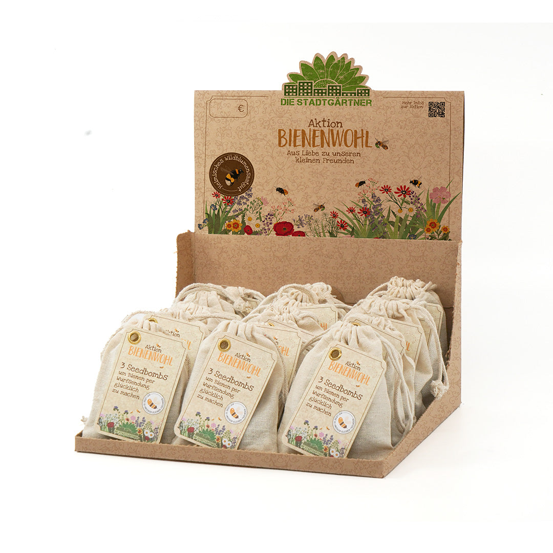 Tray - Bijenwelzijn Zaadbommen (24 stuks)